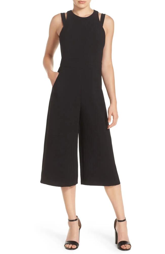 Adelyn Rae Culotte Jumpsuit in Black Cover