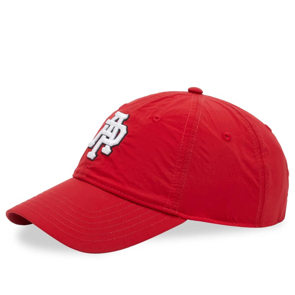 Men's AAPE College Logo Baseball Cap in Light Red Cover