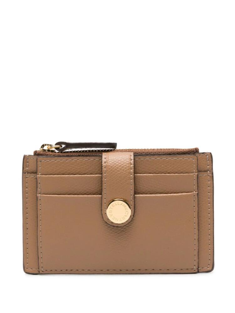 Stella McCartney zip-pocket card holder - Brown Cover