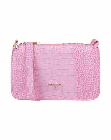 Patrizia Pepe Woman Cross-body bag Pink Leather Cover