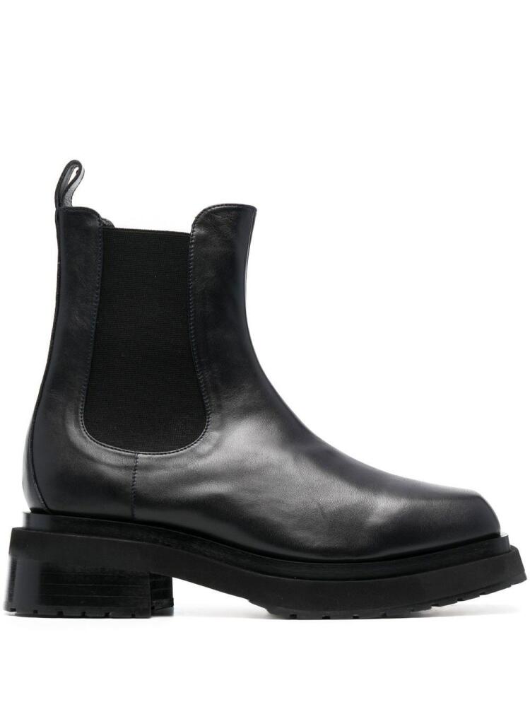 Eckhaus Latta Mike elasticated side-panel boots - Black Cover