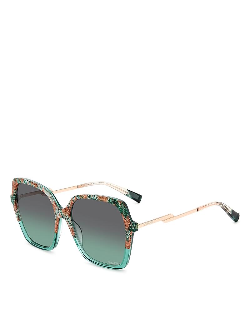 Missoni Fabric Eyewear Square Sunglasses, 57mm Cover