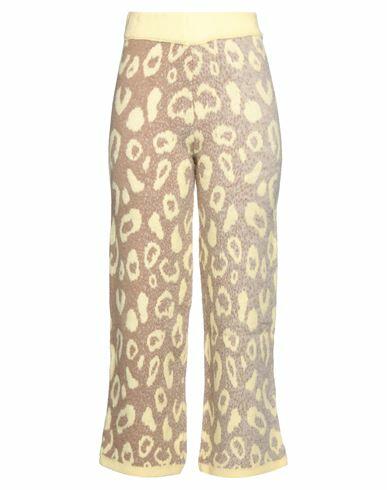 Dimora Woman Pants Yellow Acrylic, Polyamide, Polyester, Viscose, Wool Cover