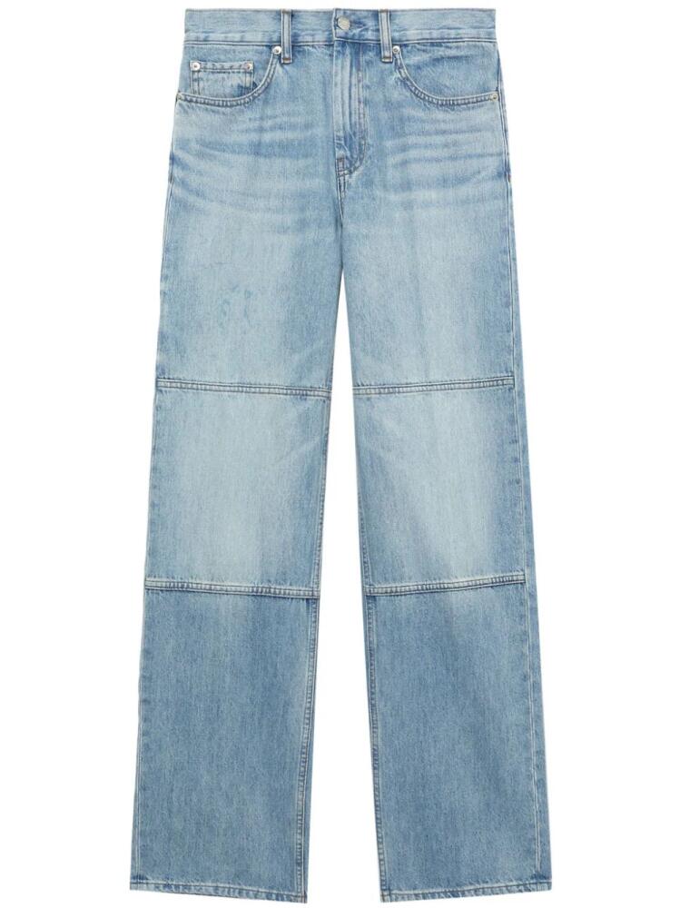 Helmut Lang straight-leg panelled jeans - Blue Cover