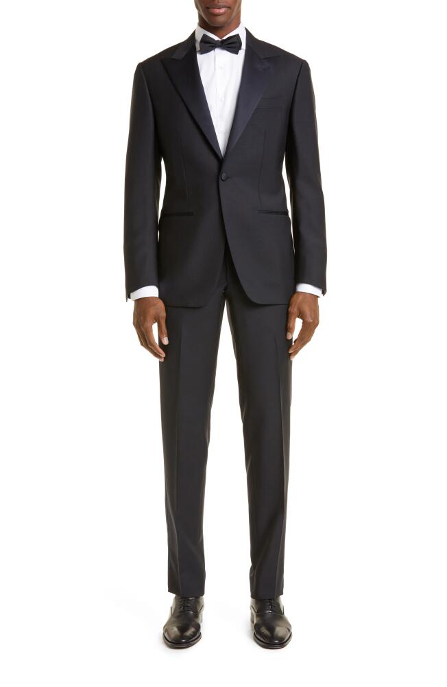 Thom Sweeney Peaked Lapel Dinner Jacket in Midnight Navy Cover