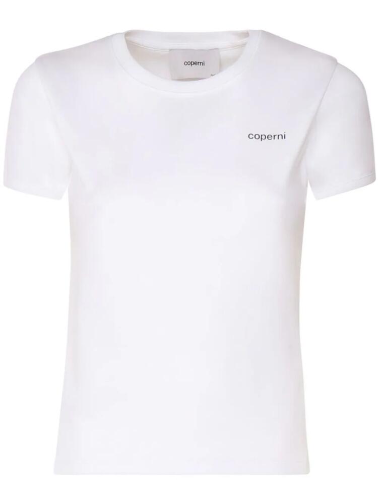 Coperni logo slim-fit T-shirt - White Cover