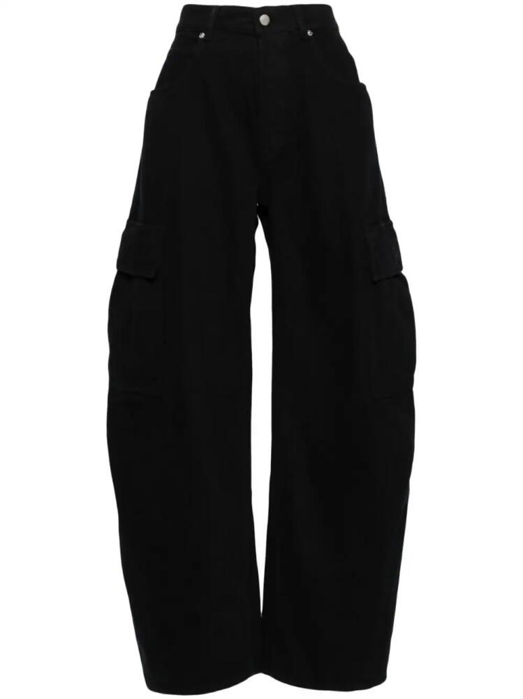 Alexander Wang low-rise cargo jeans - Black Cover