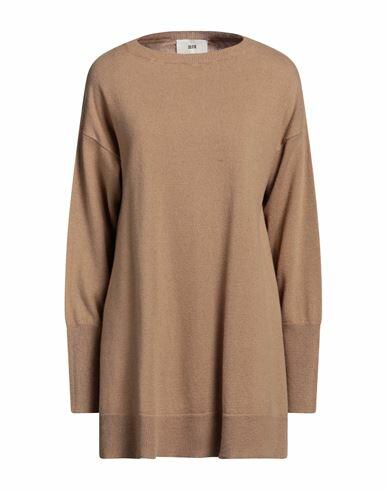 Solotre Woman Sweater Camel Wool Cover