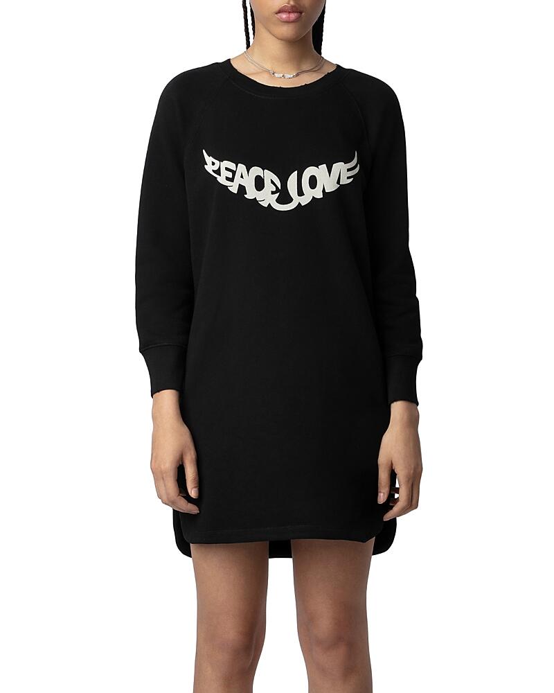 Zadig & Voltaire Diaz Peace & Love Cotton Dress Cover