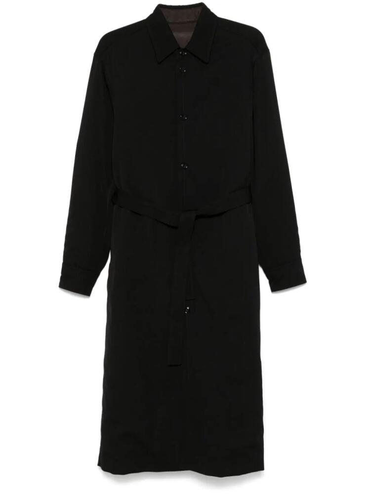 LEMAIRE Dress coat - Black Cover