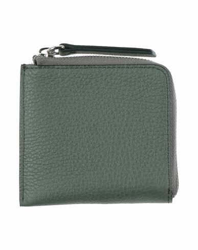 Maison Margiela Man Document holder Military green Soft Leather Cover