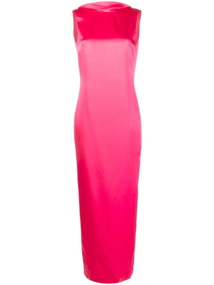 Versace cowl-back gown - Pink Cover