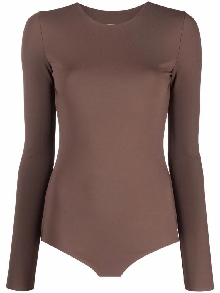 Maison Margiela long-sleeve bodysuit - Brown Cover