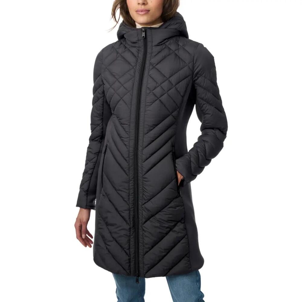 Bernardo Hooded Puffer Jacket in Titan Cover