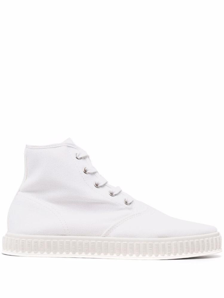 Maison Margiela high-top cotton sneakers - White Cover