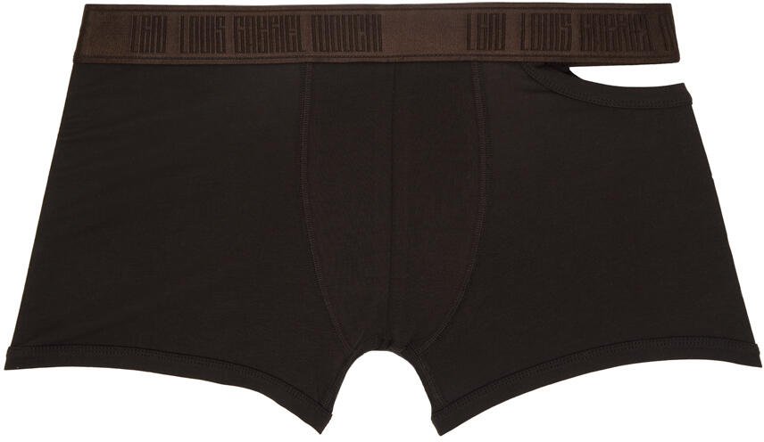 LGN Louis Gabriel Nouchi Brown Asymmetrical Opening Boxers Cover