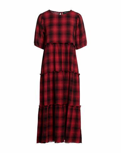 Desigual Woman Midi dress Red Cotton Cover