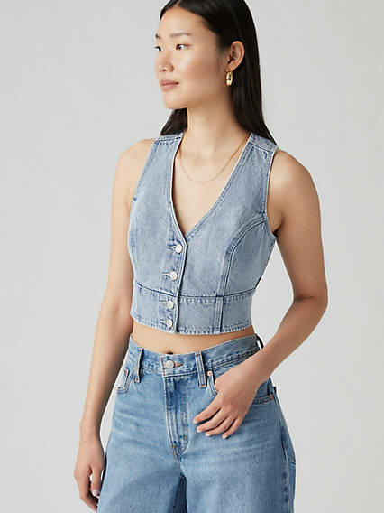 Levi's Mona Denim Corset Top - Women's Cover