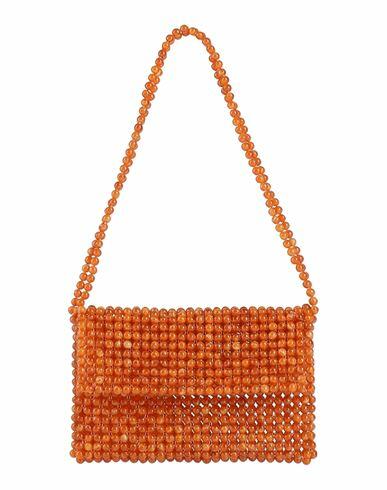 Vanina Woman Handbag Rust Plastic Cover