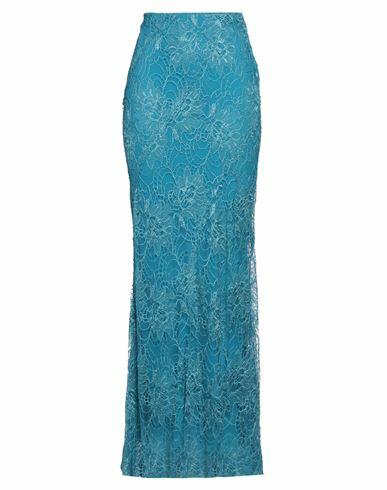 Alberta Ferretti Woman Maxi skirt Azure Viscose, Polyamide Cover