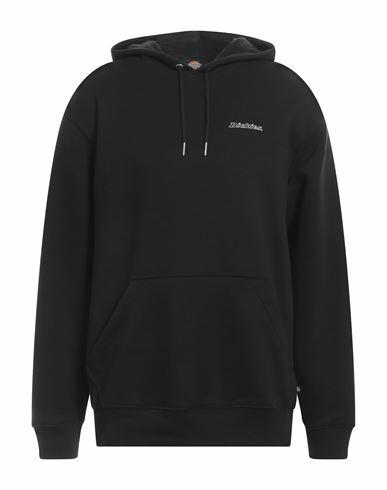 Dickies Man Sweatshirt Black Cotton, Polyester Cover