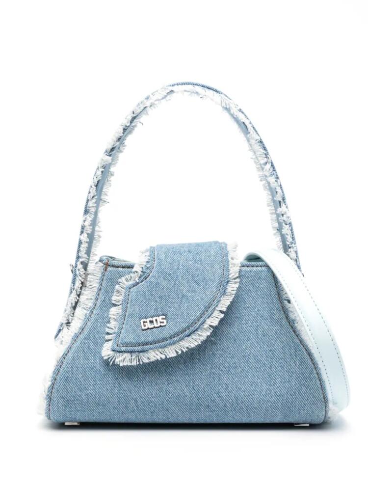 GCDS small Comma denim bag - Blue Cover