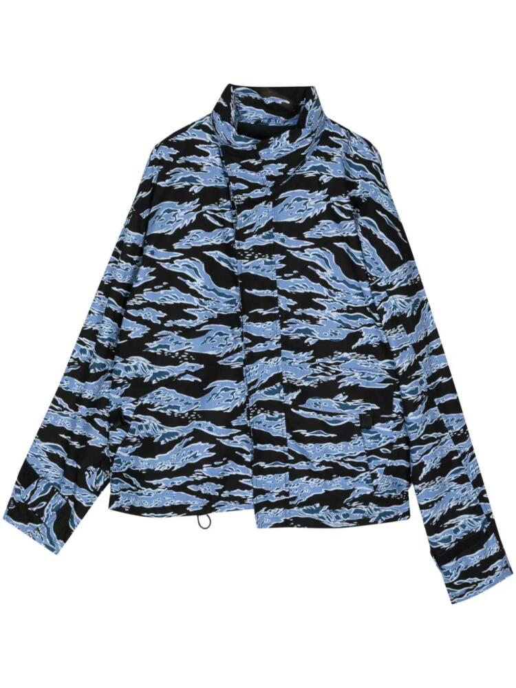 Fumito Ganryu x Phenomenon Tiger Camo cotton jacket - Blue Cover