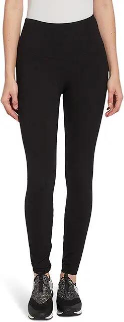 Lysse Cotton Leggings (Black) Women's Casual Pants Cover