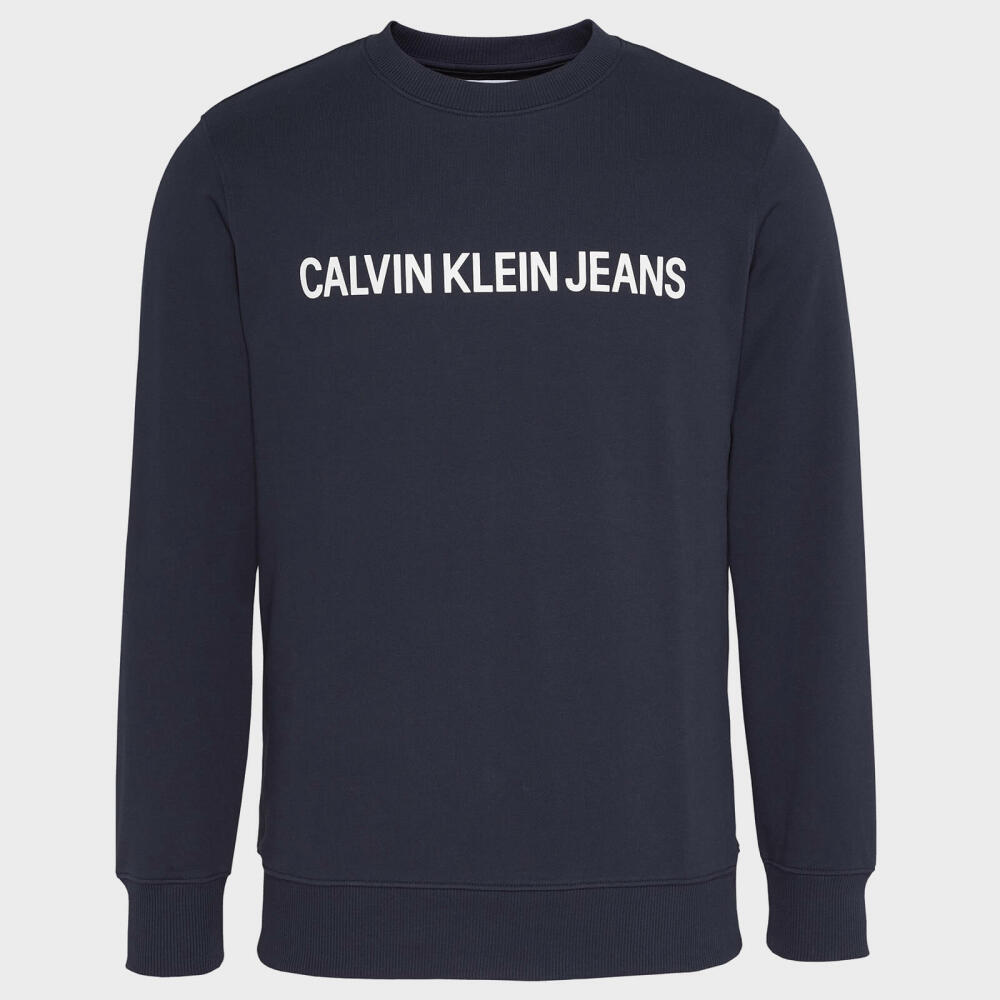 Calvin Klein Jeans Men's Core Institutional Logo Sweatshirt - Night Sky Cover