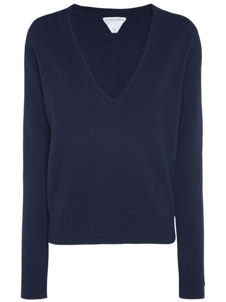 BOTTEGA VENETA Cashmere Knit V Neck Sweater Cover