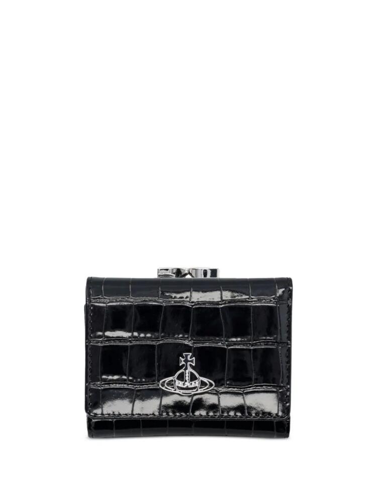 Vivienne Westwood small frame wallet - Black Cover