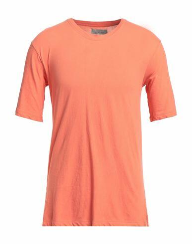 Laneus Man T-shirt Orange Cotton, Polyamide Cover