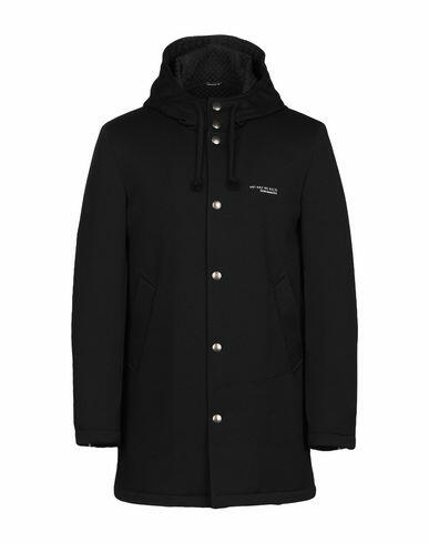 Daniele Alessandrini Man Coat Black Polyester Cover