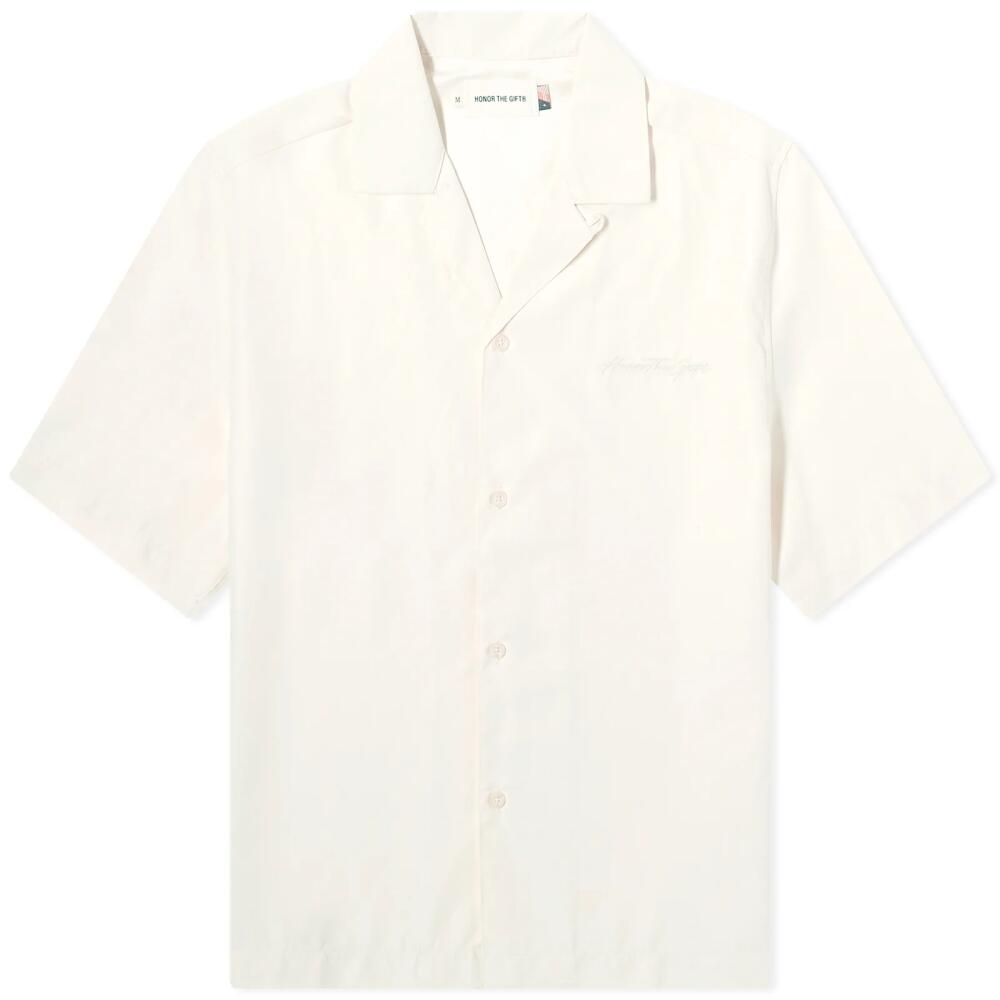 Honor the Gift Men's Peached Vacation Shirt in Bone Cover