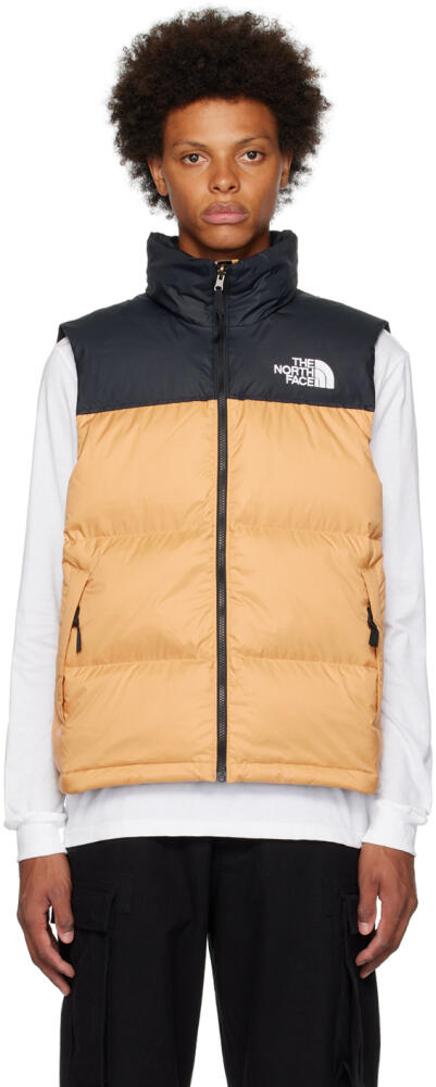 The North Face Tan 1996 Retro Nuptse Down Vest Cover