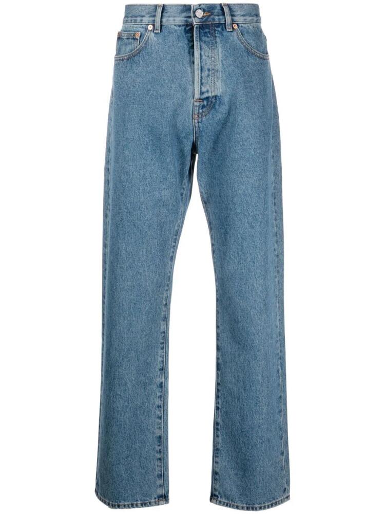 Valentino Garavani VLogo straight-leg jeans - Blue Cover