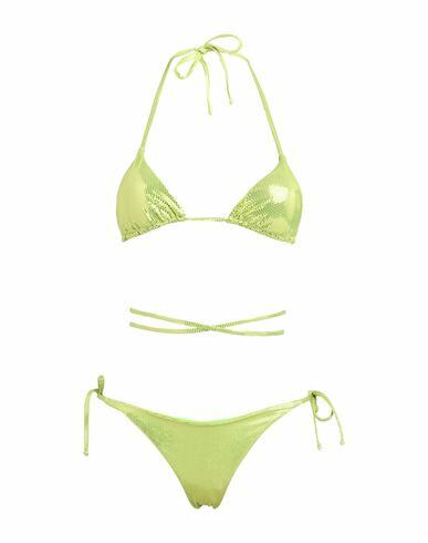 Matineé Woman Bikini Acid green Polyamide, Elastane Cover