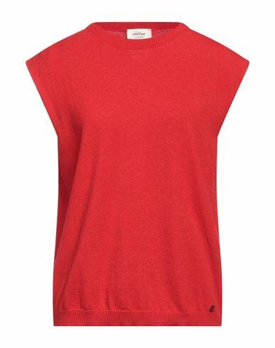 Ottod'ame Woman Sweater Red Merino Wool, Viscose, Polyamide, Cashmere Cover