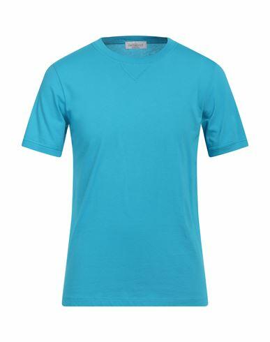 Bellwood Man T-shirt Azure Cotton Cover