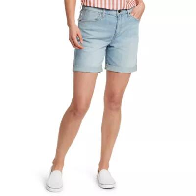 Eddie Bauer Women's Boyfriend Denim Shorts Cover