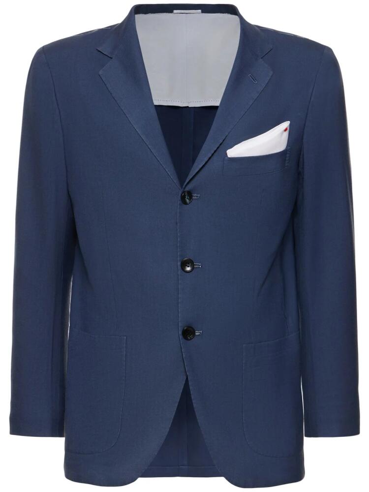 KITON Single Breast Cashmere Blazer Cover