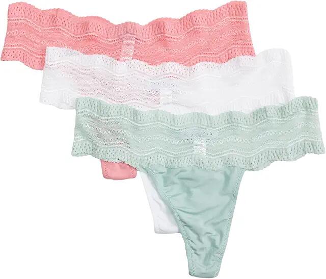 Cosabella Dolce Thong - 3 Pack Set (Verde Umb Venetian Dusk White) Women's Underwear Cover