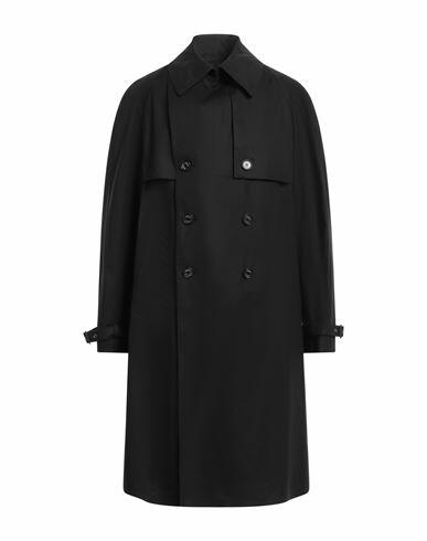 Sealup Man Overcoat & Trench Coat Black Cotton Cover