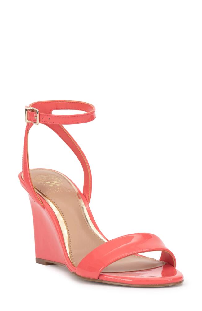 Vince Camuto Jefany Ankle Strap Wedge Sandal in Peach Pop Cover