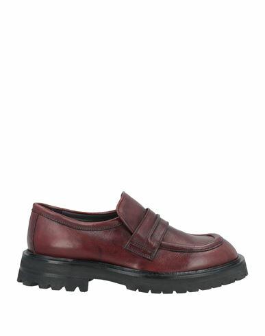 Moma Man Loafers Burgundy Leather Cover