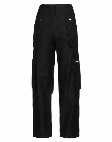 Amiri Woman Pants Black Cotton Cover