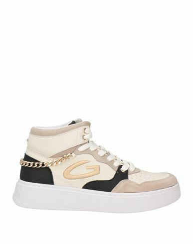 Alberto Guardiani Woman Sneakers Off white Leather Cover