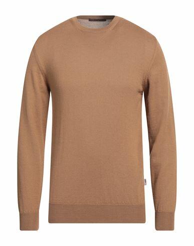 Takeshy Kurosawa Man Sweater Camel Wool, Acrylic Cover