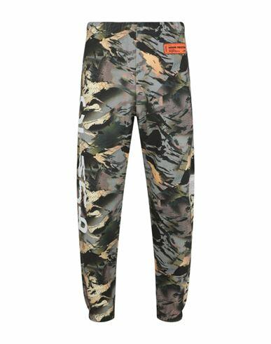 Heron Preston Graphic Camouflage Sweatpants Man Pants Multicolored Cotton Cover