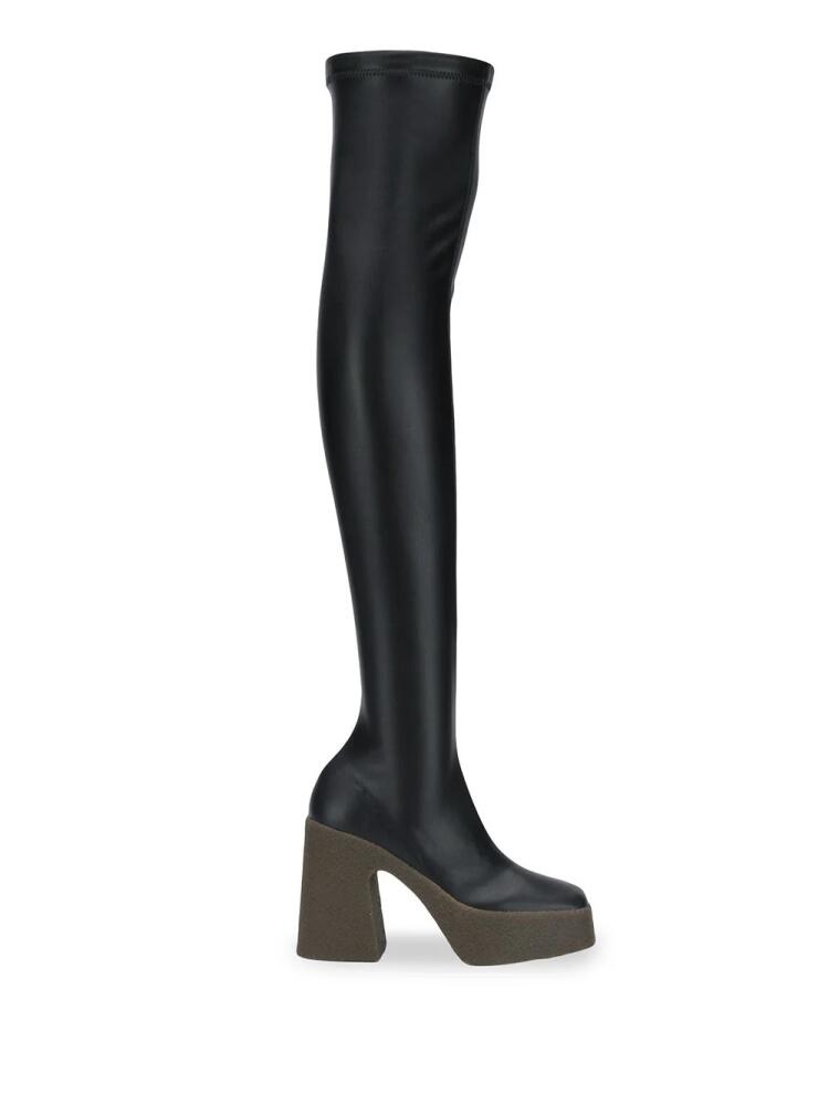 Stella McCartney platform thigh-high boots - Black Cover